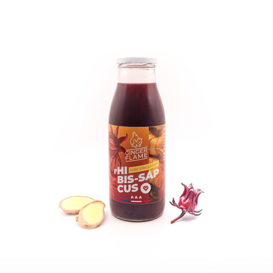 Boisson Hibiscus/Gingembre - 50cl Bissap Fortement épicé🔥🔥🔥