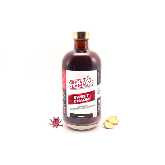 Sweet Charm - Concentré Gingembre/Hibiscus 50cl