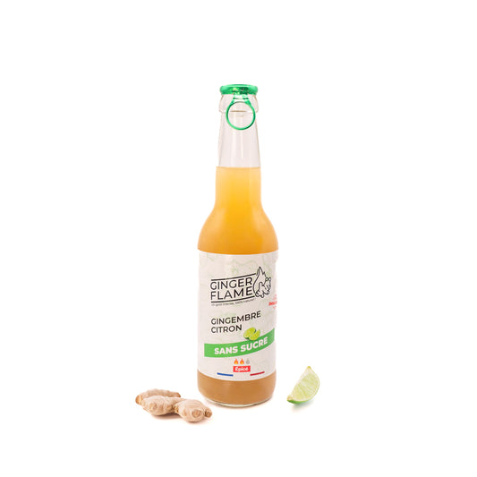 NOUVEAU - GINGEMBRE CITRON SANS SUCRE 33cl 🔥🔥